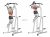 Wide Grip Pull-Up on Dip Cage