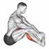 Crouching Heel Back Achilles Stretch