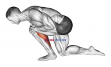 Kneeling Heel Down Achilles Stretch