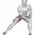 Standing Bent Knee Hip Adductor Stretch