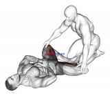 Assisted Lying Adductors Stretch