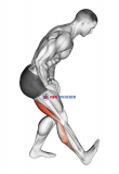 Standing Toe Up Hamstring Stretch