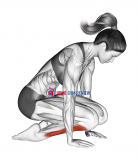 Double Kneeling Shin Stretch