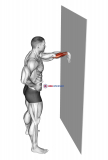 Wall Flexors Stretch