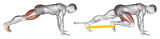 Resistance Band Plank March