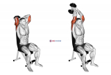 Dumbbell Seated Triceps Extension