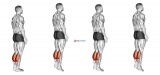 Bodyweight Standing Pulse Calf Raise