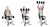 Dumbbell Seated Biceps Curl to Shoulder Press