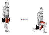 Kettlebell Forward Lunge