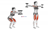 Dumbbell Iron Cross (female)