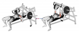 Lever Lying Chest Press (plate loaded) (female)