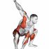 Seated Knee Up Rotation Stretch