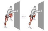 High Knee against wall