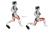 Split Squat with Roll