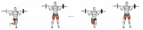 Barbell Curtsey Lunge