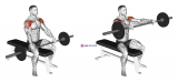 Barbell Seated Front Raise