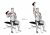 Kettlebell Seated One Arm Military Press