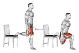 Bulgarian Split Squat with Chair