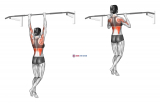 Shoulder Grip Pull-up (female)