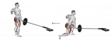Landmine Rear Lunge