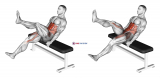 Seated Flutter Kick